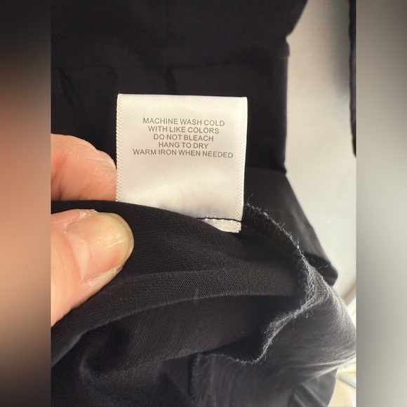 ModCloth Womens Black Dress SZ MD Pleated Swing Sweetheart Fit Flare 3/4 Sleeve - Picture 6 of 10